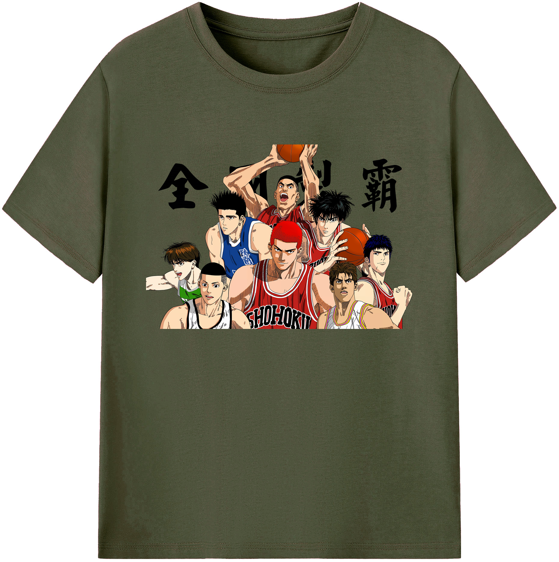 （画像用） SLAM DUNK／スラムダンク 綿100％ メンズ半袖Tシャツ｜肌触りやわらか＆通気性